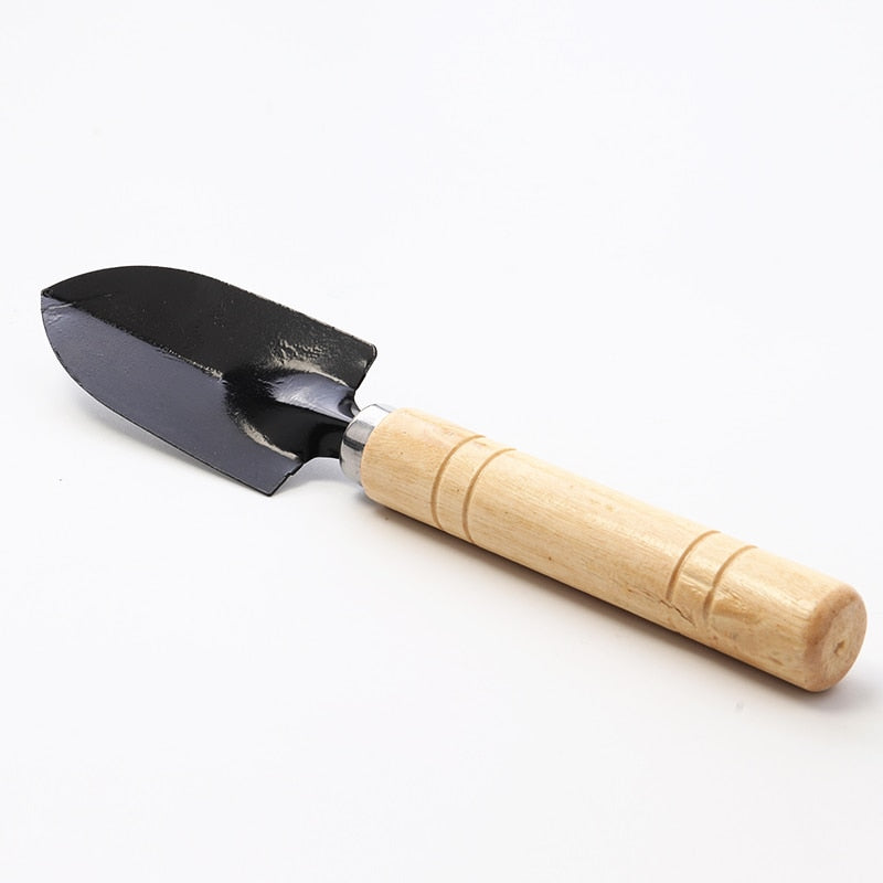 Garden Hand Tools 3-Piece Set with Wooden Handles by HitMyNeed