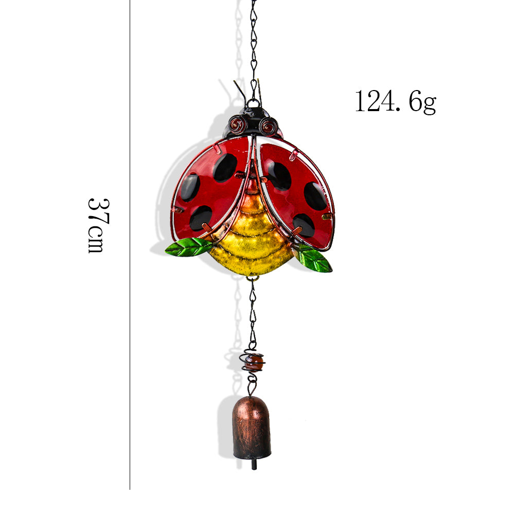 Garden Metal Ladybug Wind Chime Decor by HitMyNeed