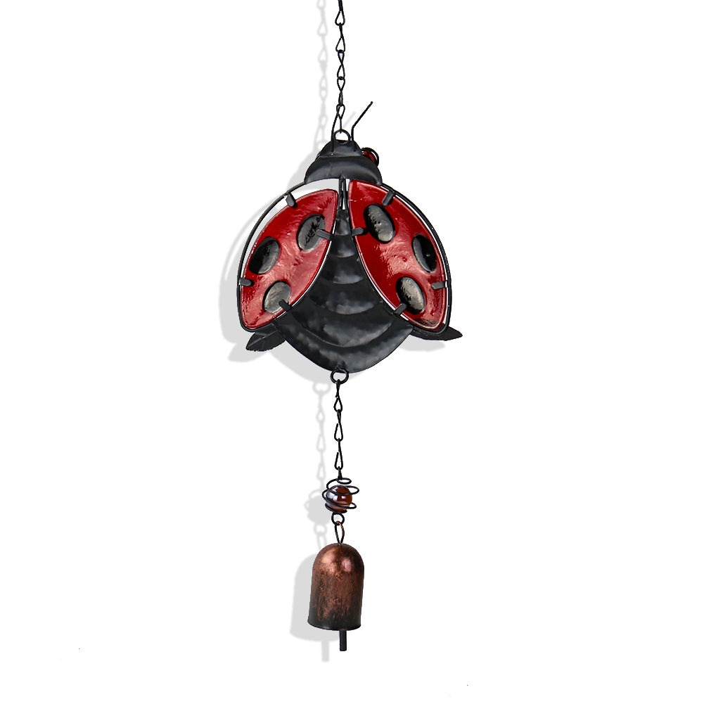 Garden Metal Ladybug Wind Chime Decor by HitMyNeed