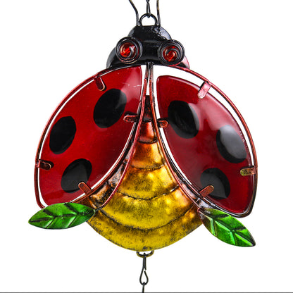 Garden Metal Ladybug Wind Chime Decor by HitMyNeed