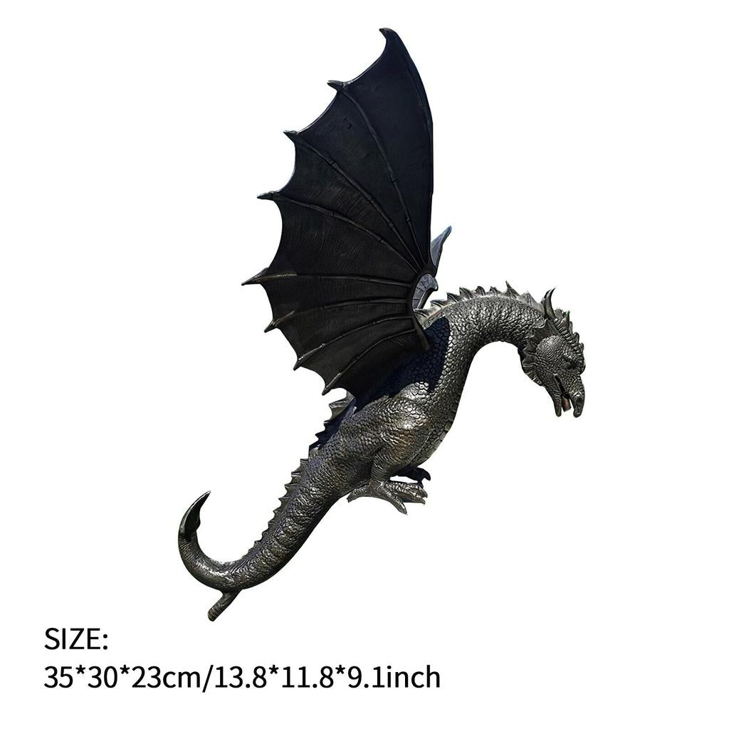 Garden Resin Dragon Water Fountain Statue by HitMyNeed