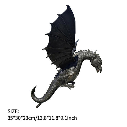 Garden Resin Dragon Water Fountain Statue by HitMyNeed