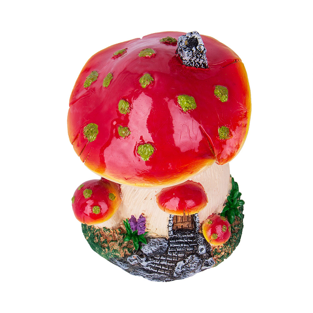 Garden Resin Mushroom Fairy House Ornament by HitMyNeed