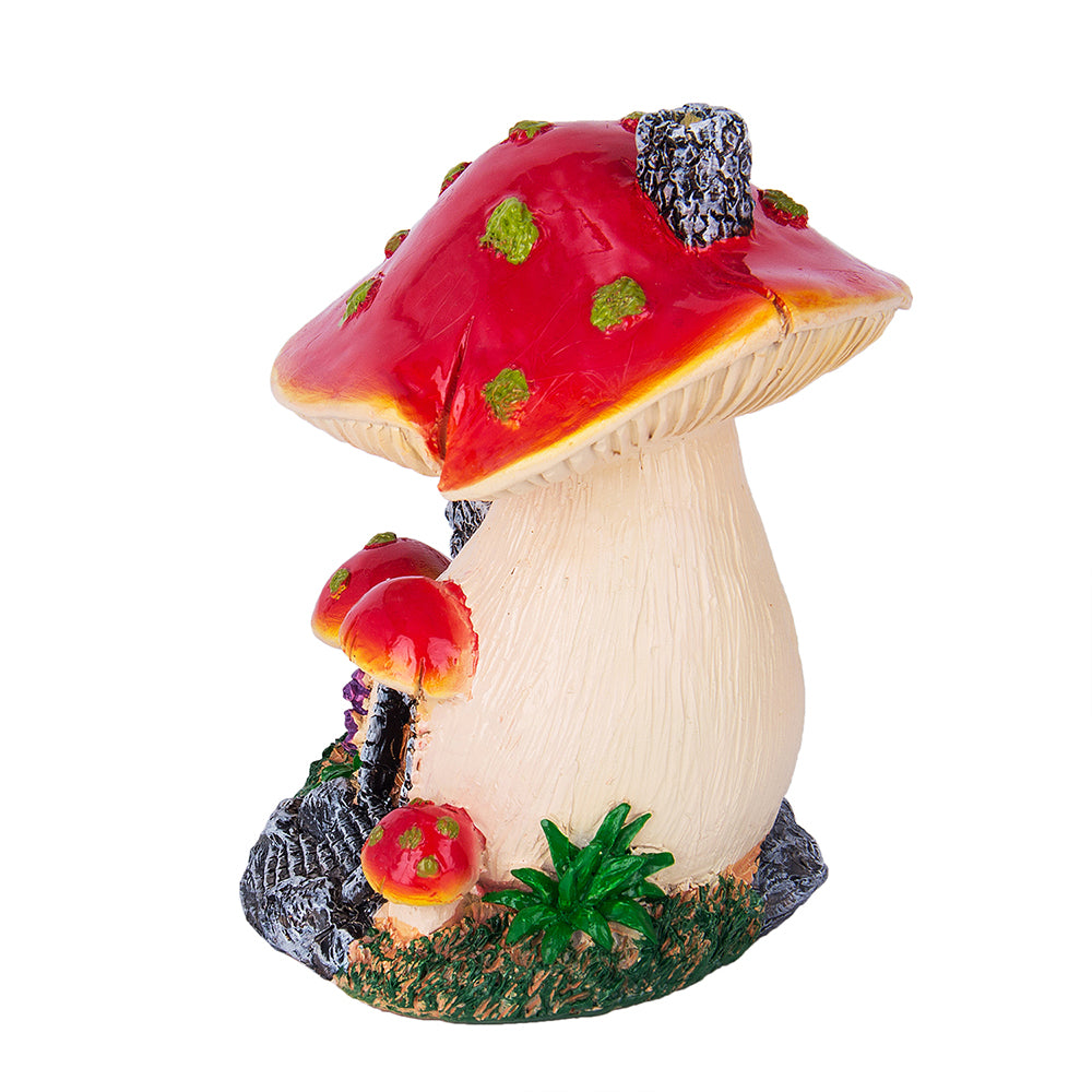 Garden Resin Mushroom Fairy House Ornament by HitMyNeed