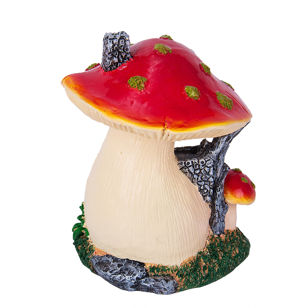 Garden Resin Mushroom Fairy House Ornament by HitMyNeed