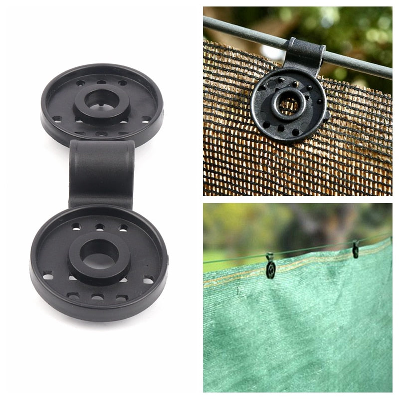 Garden Sunshade Net Clips 50-Pack by HitMyNeed