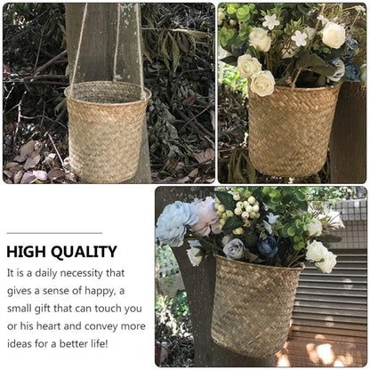 Garden Wicker Hanging Baskets Set of 3 by HitMyNeed