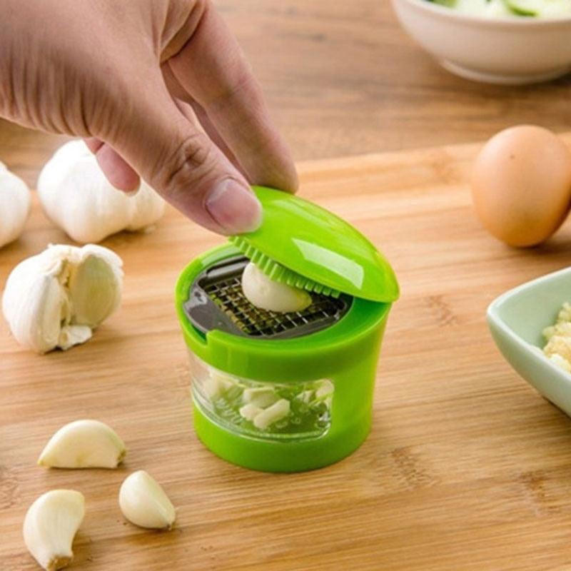 Garlic Crusher Press with Collecting Bin & Blades by HitMyNeed