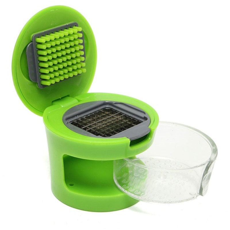 Garlic Crusher Press with Collecting Bin & Blades by HitMyNeed