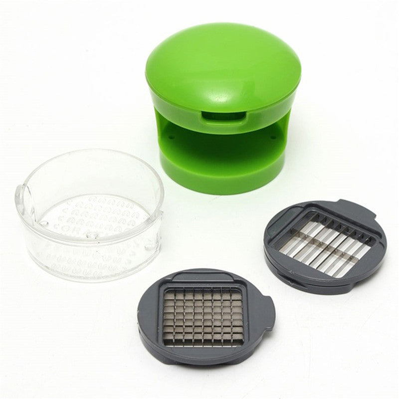 Garlic Crusher Press with Collecting Bin & Blades by HitMyNeed