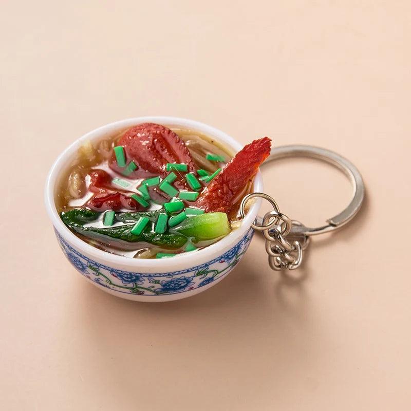 Garlic Pendant Couple Keychain Set for Bags & Car Keys chicken-wings by HitMyNeed