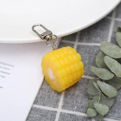Garlic Pendant Couple Keychain Set for Bags & Car Keys corn by HitMyNeed
