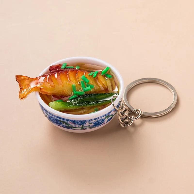 Garlic Pendant Couple Keychain Set for Bags & Car Keys fish by HitMyNeed