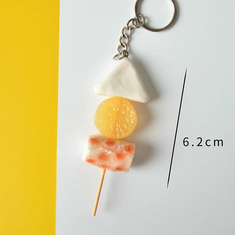 Garlic Pendant Couple Keychain Set for Bags & Car Keys oden by HitMyNeed