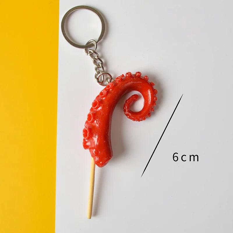 Garlic Pendant Couple Keychain Set for Bags & Car Keys squid-201447512 by HitMyNeed