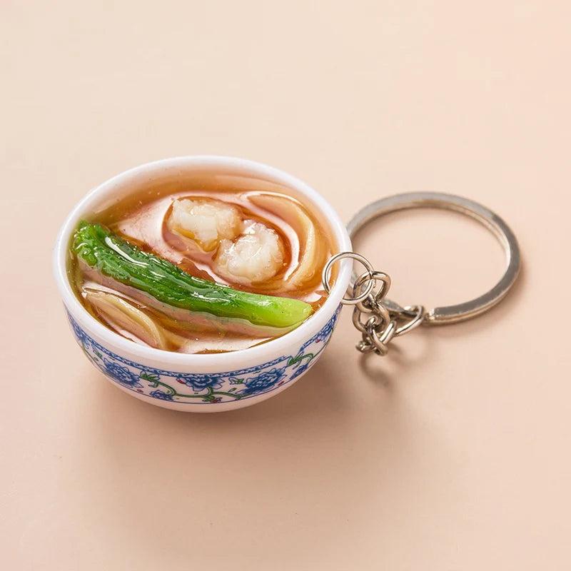 Garlic Pendant Couple Keychain Set for Bags & Car Keys squid by HitMyNeed