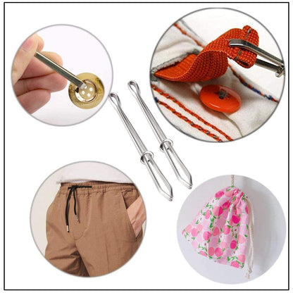 Garment Clips & Elastic Threading Tool Set, 2pcs by HitMyNeed