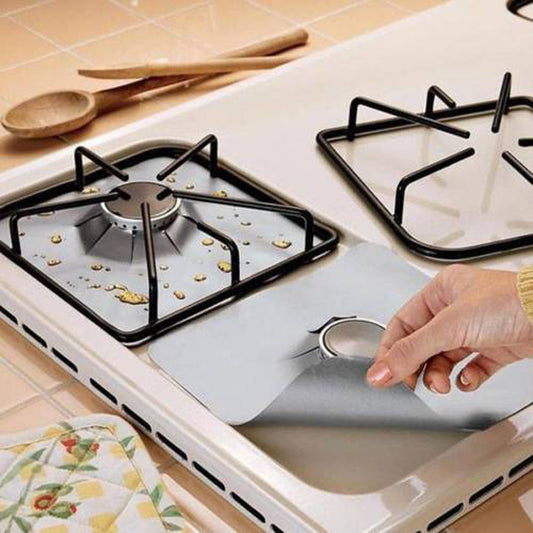 Gas Range Protectors Stove Covers Set of 4 by HitMyNeed