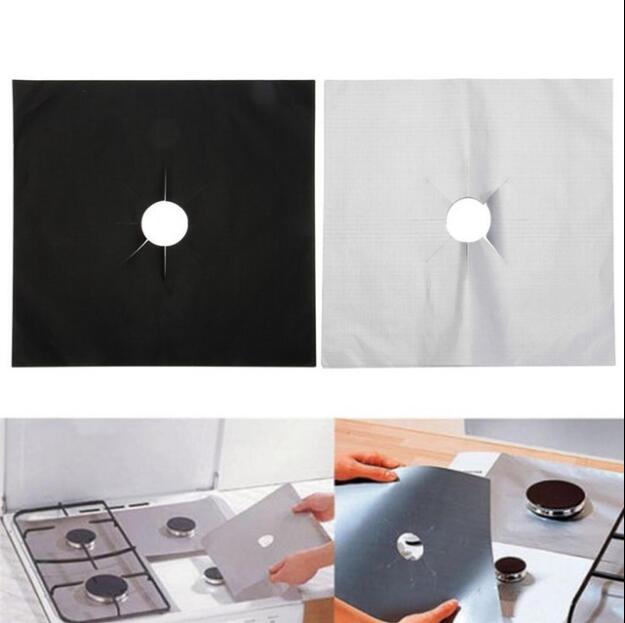 Gas Stove Burner Covers Foil Pads (Set of 4) by HitMyNeed