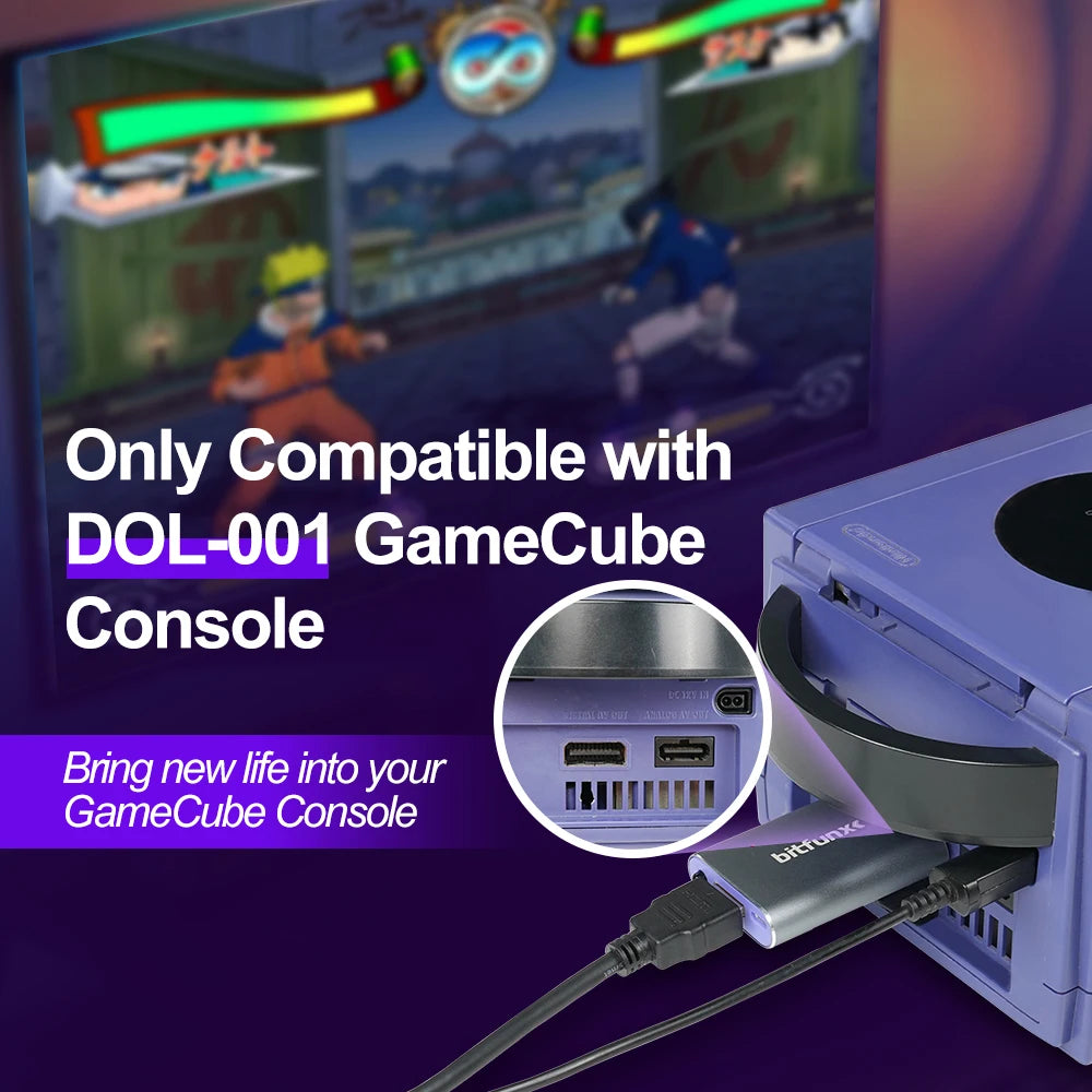 GC2HDMI HDMI Adapter for Nintendo GameCube DOL‑001 by HitMyNeed