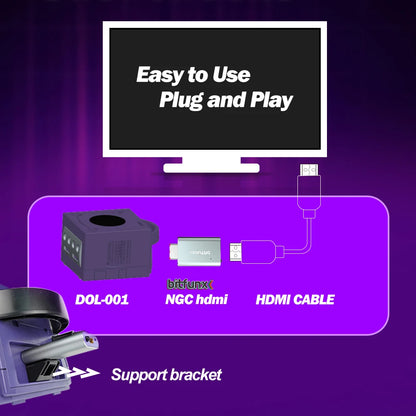 GC2HDMI HDMI Adapter for Nintendo GameCube DOL‑001 by HitMyNeed