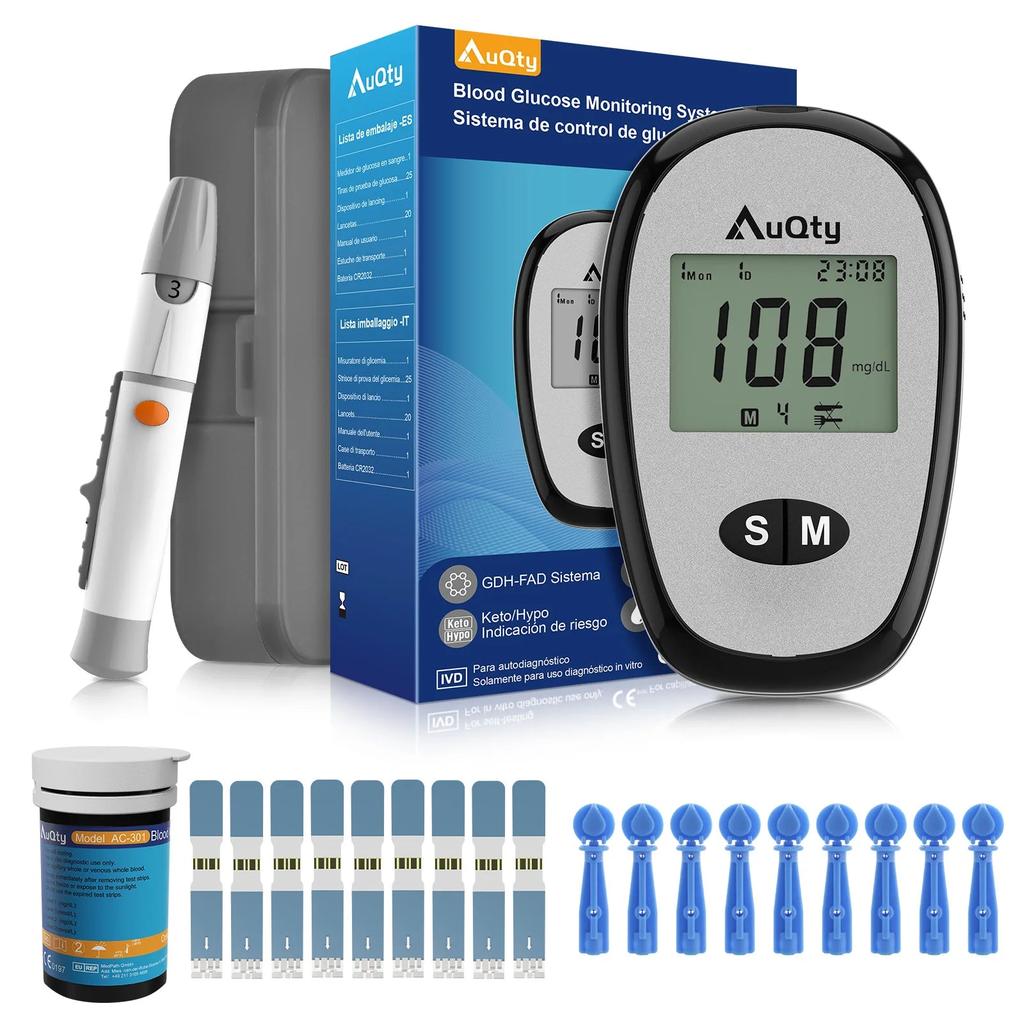 GDH Blood Glucose Meter Kit with Test Strips Only 100 test strips by HitMyNeed