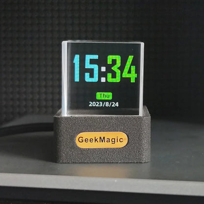 GeekMagic GIFTV Crystal Cube Holographic Photo Display by HitMyNeed