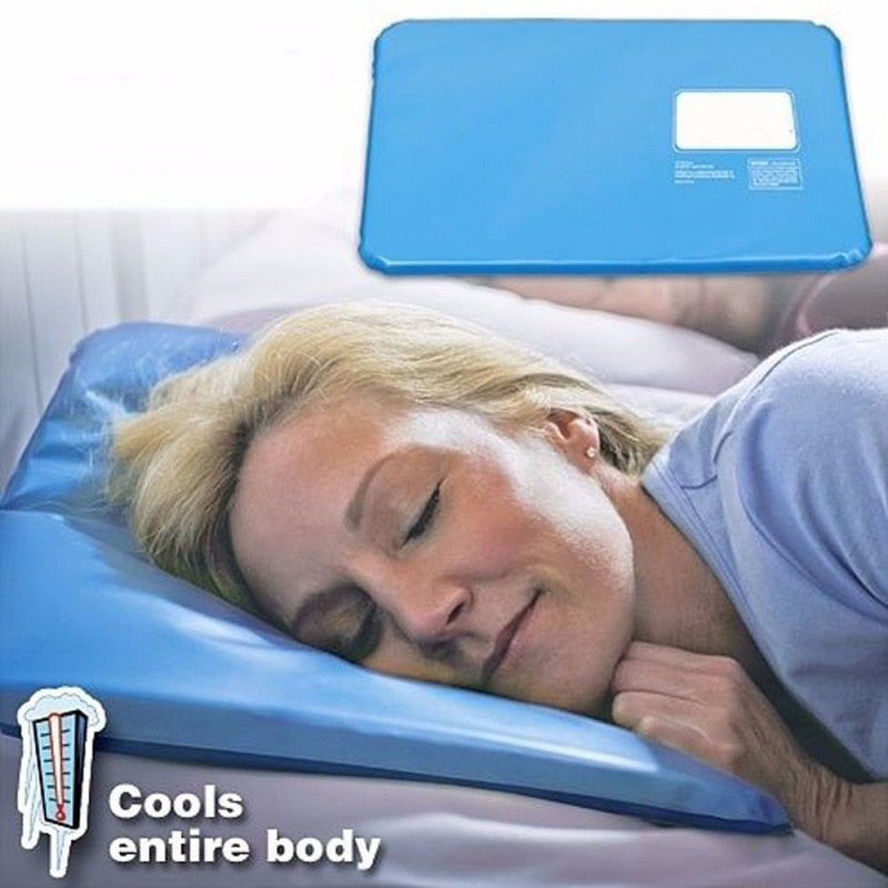Gel Cooling Pillow Pad for Head, Body & Pets by HitMyNeed