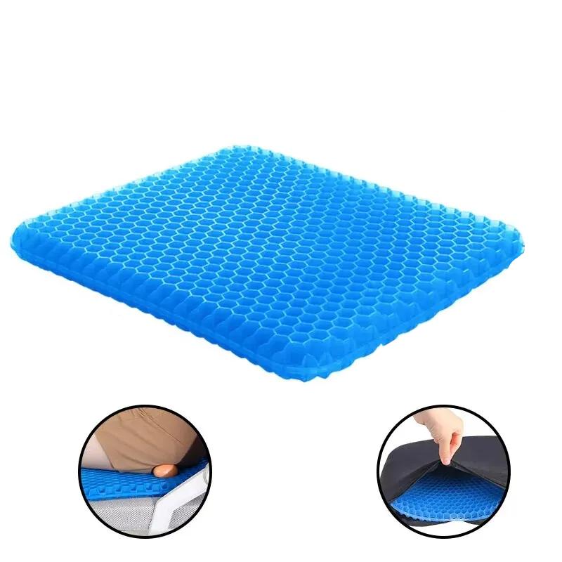 Gel Seat Cushion Honeycomb Design for Pressure Relief by HitMyNeed