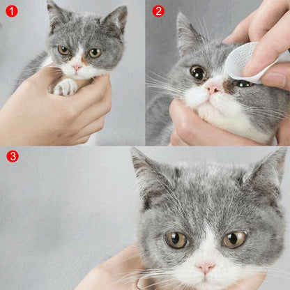 Gentle Pet Eye Wipes (130 pcs) for Dogs & Cats by HitMyNeed