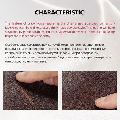 Genuine Leather Men's Vintage Shoulder Messenger Bag by HitMyNeed