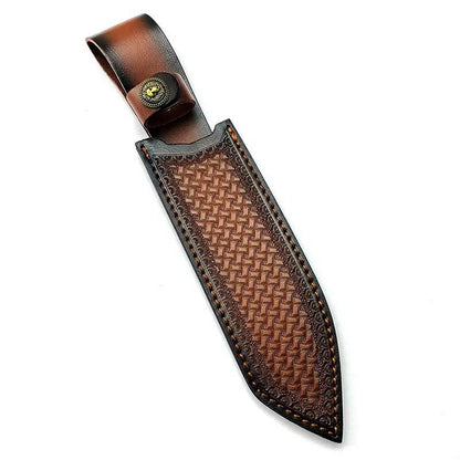 Genuine Leather Sheath for Small Outdoor Straight Knives a by HitMyNeed