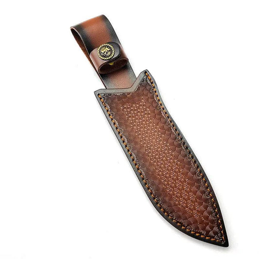 Genuine Leather Sheath for Small Outdoor Straight Knives b by HitMyNeed