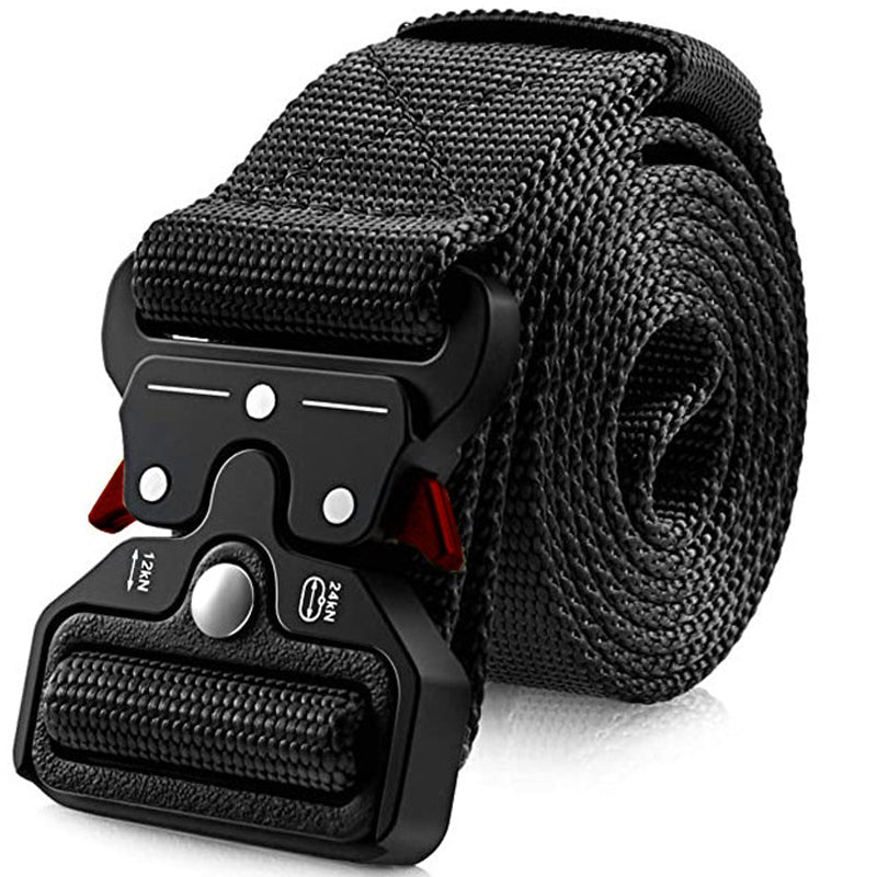 Genuine Nylon Tactical Belt with Quick-Release Buckle by HitMyNeed