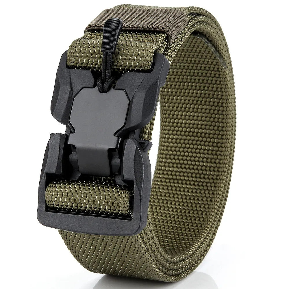 Genuine Tactical Quick-Release Nylon Belt 125cm zv02-green by HitMyNeed