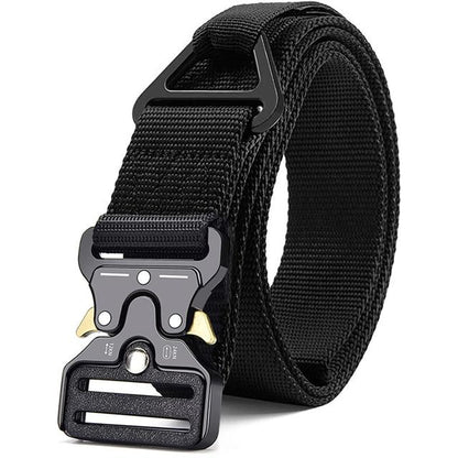 Genuine Tactical Quick-Release Nylon Belt 125cm zv08-black by HitMyNeed