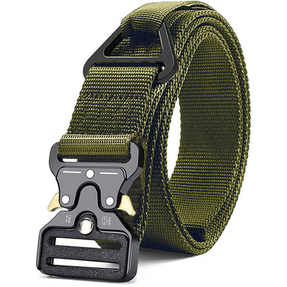 Genuine Tactical Quick-Release Nylon Belt 125cm zv08-green by HitMyNeed