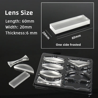 Geometric Optics Lens Kit for Physics Experiments by HitMyNeed