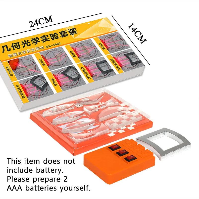 Geometric Optics Lens Kit for Physics Experiments by HitMyNeed