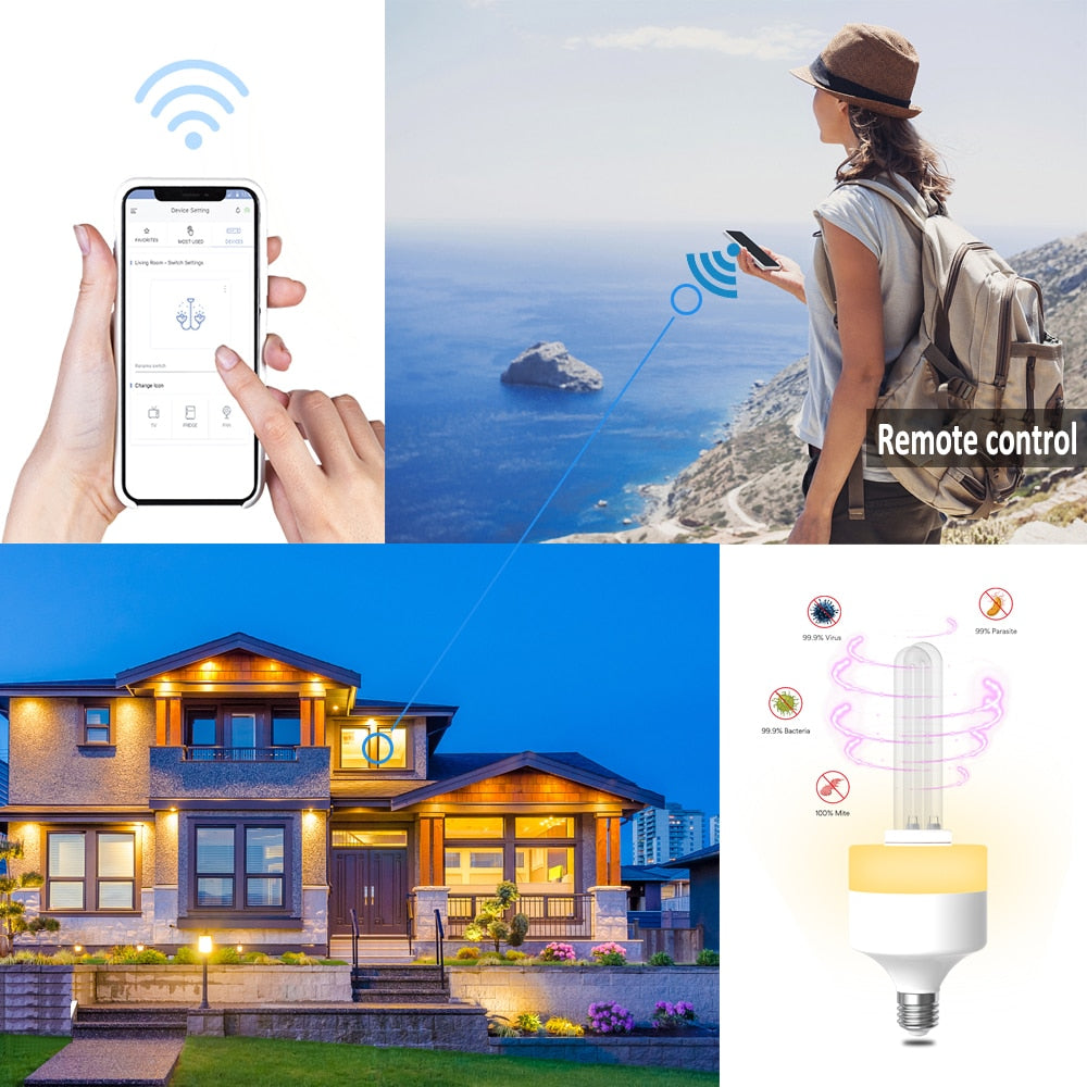 Germicidal UVC Lamp with Motion Sensor & WiFi by HitMyNeed
