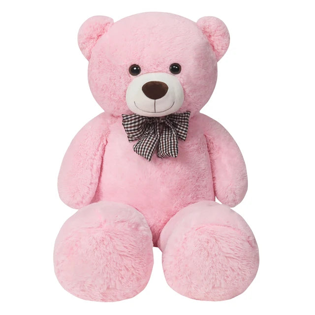 Giant 105cm Soft Teddy Bear Hugging Pillow pink by HitMyNeed