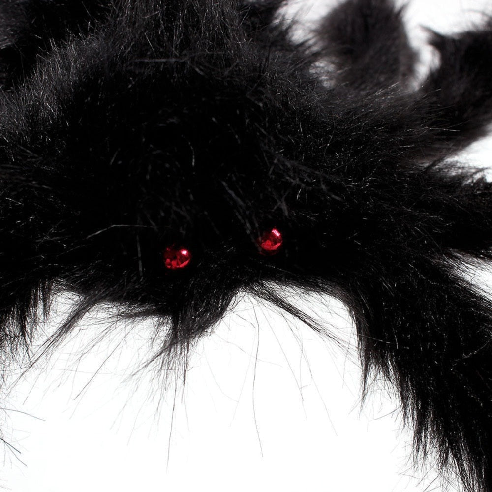 Giant Hairy Halloween Spider with Red Eyes by HitMyNeed