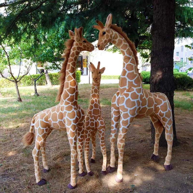 Giant Lifelike Giraffe Plush Toy for Kids Room Decor 100cm by HitMyNeed