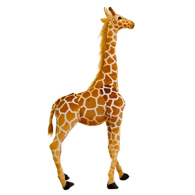 Giant Lifelike Giraffe Plush Toy for Kids Room Decor by HitMyNeed