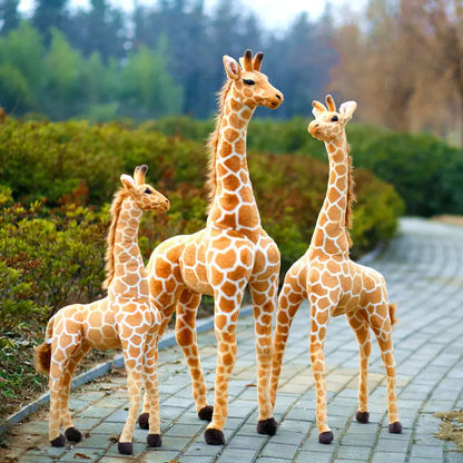 Giant Lifelike Giraffe Plush Toy for Kids Room Decor by HitMyNeed