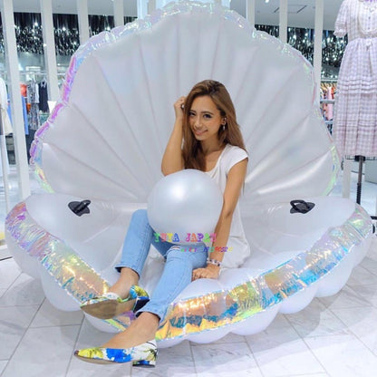 Giant Shell Pool Float Lounge by HitMyNeed