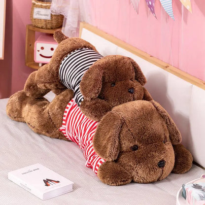 Giant Sleeping Dog Plush Pillow Toy for Kids by HitMyNeed