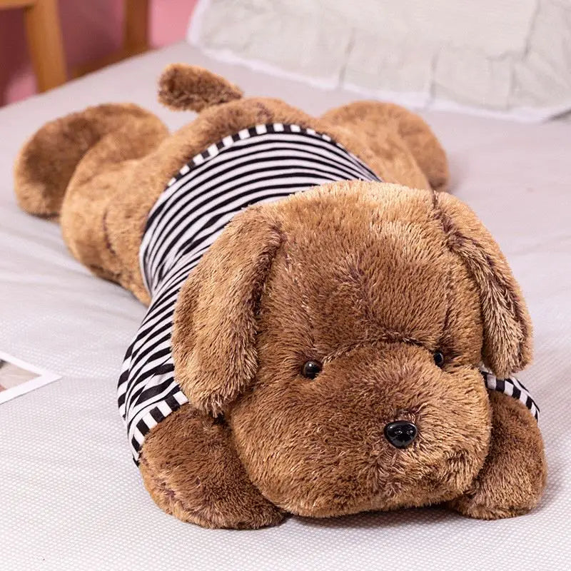 Giant Sleeping Dog Plush Pillow Toy for Kids by HitMyNeed