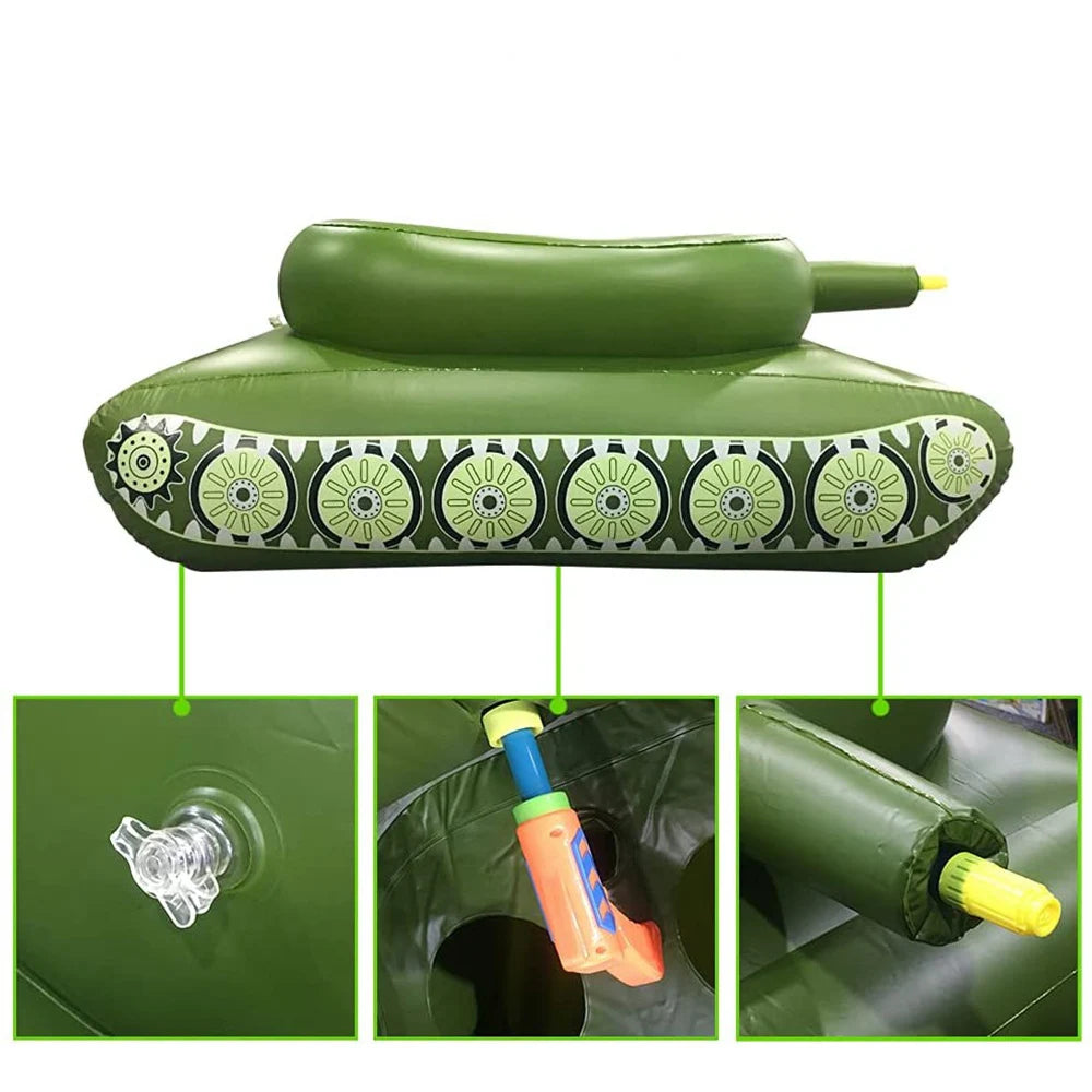Giant Tank Watergun Pool Float for Kids & Adults by HitMyNeed