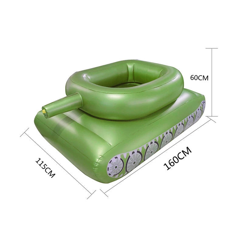 Giant Tank Watergun Pool Float for Kids & Adults by HitMyNeed